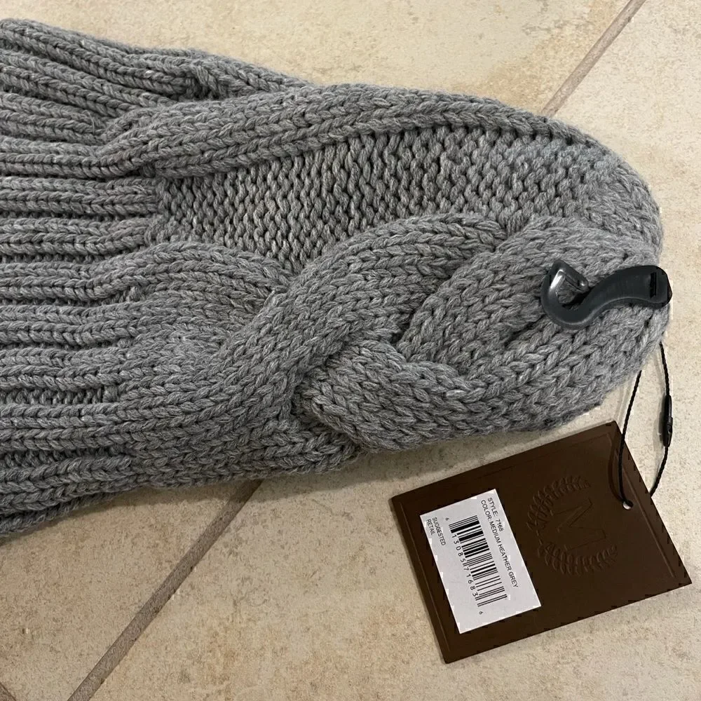 Nordstrom Modena New York Heather Grey Beanie NWT
